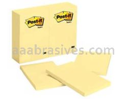 Post-it&trade; Notes 659 4 in x 6 in Canary Yellow 3M 7000050061