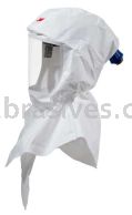 3M&trade; 7000052768 S-757 Versaflo&trade; Painter`s Hood Assembly with Inner Shroud & Premium HeadSuspension