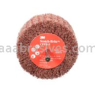 3M&trade; 7000077970 3 x 1-3/4 x 1/4 A/O Coarse Scotch-Brite&trade; Finishing Flap Brush