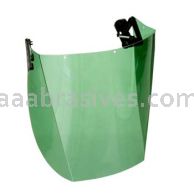 3M&trade; 7000103811 V2B-10P Green Polycarbonate Faceshield