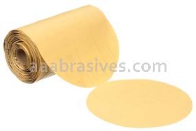 3M&trade; 7000118106 6" P360 Grit A-wt 216U Stikit&trade; Gold Paper Disc Roll