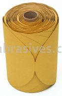 3M&trade; 7000118159 6” P120 Grit Stikit&trade; Gold Disc Roll
