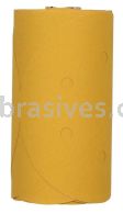 3M&trade; 7000118171 6” P220 Grit Stikit&trade; Gold Film Disc Roll Dust Free