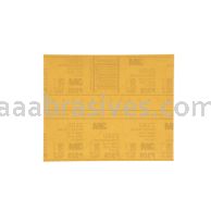 3M&trade; 7000118280 9 x 11 P320 Grade Gold Abrasive Sheet