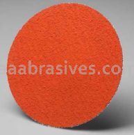 3M&trade; 7000118303 3" 36 Grit YF-wt 777F Ceramic TSM Roloc&trade; Sanding Disc