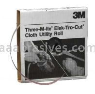 3M&trade; 7000118332 2 x 50 yds 80 Grit J-weight 211K Utility Cloth Roll