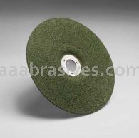 3M&trade; 7000118488 Green Corps&trade; 4-1/2 x 1/8 x 7/8 T27 Cutting/Grinding Wheel