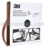 3M&trade; 7000118505 1 x 50 yds P400 Grit J-weight 314D Utility Cloth Roll