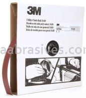 3M&trade; 7000118506 1 x 50 yds P320 Grit J-weight 314D Utility Cloth Roll