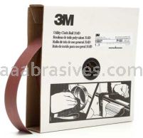 3M&trade; 7000118527 1-1/2 x 50 yds P180 Grit J-weight 314D Utility Cloth Roll