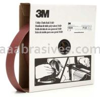 3M&trade; 7000118529 1-1/2 x 50 yds P120 Grit J-weight 314D Utility Cloth Roll