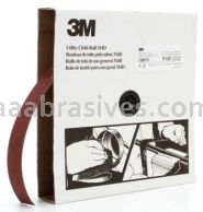 3M&trade; 7000118530 1-1/2 x 50 yds P100 Grit J-weight 314D Utility Cloth Roll