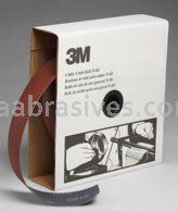 3M&trade; 7000118534 2 x 50 yds P400 Grit J-weight 314D Utility Cloth Roll
