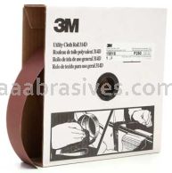 3M&trade; 7000118536 2 x 50 yds P280 Grit J-weight 314D Utility Cloth Roll