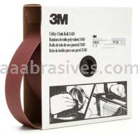 3M&trade; 7000118541 2 x 50 yds P120 Grit J-weight 314D Utility Cloth Roll