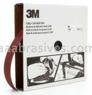 3M&trade; 7000118544 2 x 50 yds P60 Grit X-weight 314D Utility Cloth Roll