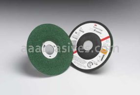3M&trade; 7000118591 Green Corps&trade; 4-1/2 x 1/8 x 7/8 T27 Flexible Grinding Wheel