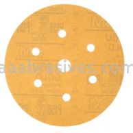 3M&trade; 7000118770 6" P150 Grit 236U Hookit&trade; Gold Dust Free Sanding Disc 01080