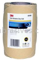 3M&trade; 7000118772 8” P120 Grit Stikit&trade; Gold Disc Roll