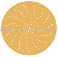 3M&trade; 7000119601 3” P120 Grit C-wt Hookit&trade; Clean Sanding Disc 236U