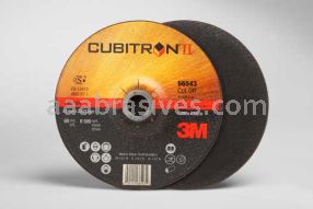 3M&trade; 7000119653 Cubitron&trade; II 7 x .09 x 7/8 66543 T27 Cut-Off Wheel