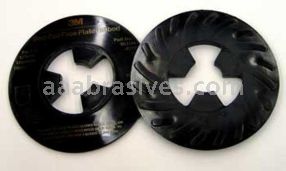 3M&trade; 7000120518 5” Hard Black Disc Pad Ribbed 81733