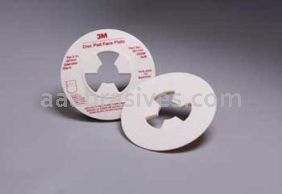 3M&trade; 7000120521 5” Soft White Disc Pad Smooth 45208