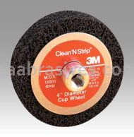 3M&trade; 7000120564 4 x 5/8-11 Scotch-Brite&trade; 7 S/C XCS Clean and Strip Cup Wheel