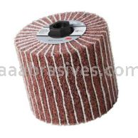 3M&trade; 7000121164 4-1/2 x 4 x 5/8- 150 Grit 11 A/O 100 Scotch-Brite&trade; Match and Finish Combi Flap Brush