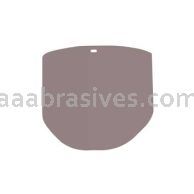 3M&trade; 7000127238 WCP96G 82602-00000 Gold-Coated Polycarbonate Clear Faceshield Window Clear