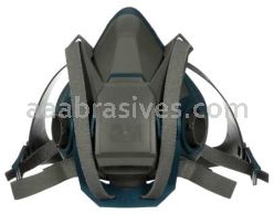 3M&trade; 7000128239 Rugged Comfort Quick Latch Half Facepiece Reusable Respirator 6502QL/49490 Medium