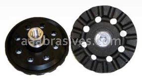 3M&trade; 7000144107 4 x 5/8-11 Roloc&trade; TR Internal D/F Cool Running Disc Pad 28473