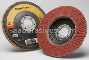 3M&trade; 7000148181 4-1/2 x 7/8 40+ Grit 967A T27 Cubitron&trade; II Flap Disc