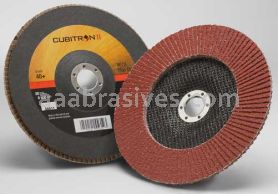 3M&trade; 7000148184 7 x 7/8 40+ Grit 967A T27 Cubitron&trade; II Flap Disc