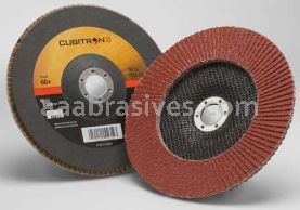 3M&trade; 7000148185 7 x 7/8 60+ Grit 967A T27 Cubitron&trade; II Flap Disc