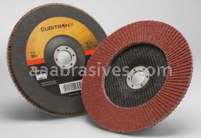 3M&trade; 7000148186 7 x 7/8 80+ Grit 967A T27 Cubitron&trade; II Flap Disc