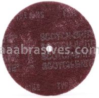 3M&trade; 7000148252 5 x 1/4 A-MED Scotch-Brite&trade; HS-DC High Strength Disc