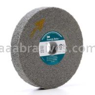 3M&trade; 7000148257 12 x 2 x 5 Scotch-Brite&trade; 8 S/C Fine EXL Deburring Wheel