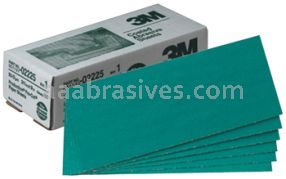 3M&trade; 7010294427 3 2/3 x 9 80 Grade Green Corps&trade; Production&trade; Resin Sheet
