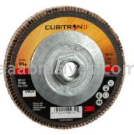 3M&trade; 7010294535 4-1/2 x 5/8-11 80+ Grit 967A T27 Giant Cubitron&trade; II Flap Disc