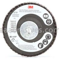 3M&trade; 7010294795 4 x 3/8-24 40 Grit 577F T29 Flap Disc