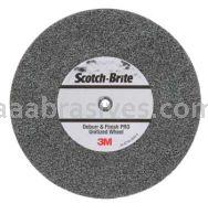 3M&trade; Scotch-Brite&trade; 7010295273 5 x 1/2 x 1/4 6C MED+ Deburr and Finish PRO Unitized Wheel