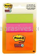 Post-it&trade; Super Sticky Notes 3432-SSAU 3 in x 3 in Rio de Janeiro Collection 3M 7010295606