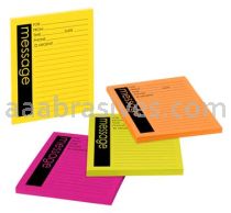 Post-it&trade; Printed Notes 7679-4-SS 4 in x 5 in Assorted Bright Colors 3M 7010299862