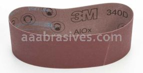 3M&trade; 7010300094 3 x 24 P100 Grit X-wt 340D Cloth Belt