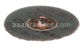 3M&trade; 7010307723 2" 80+ Grit TSM 987C Cubitron&trade; II Roloc&trade; Fibre Disc