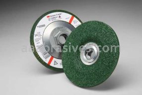 3M&trade; 7010308189 Green Corps&trade; 4-1/2 x 1/4 x 5/8-11 T27 Depressed Center Wheel