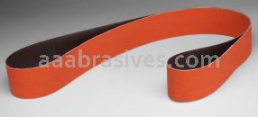 3M&trade; 7010308221 3 x 72 P80 Grit JE-wt 907E Cloth Belt