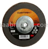 3M&trade; 7010308946 7 x 5/8-11 40+ Grit 967A T27 Giant Cubitron&trade; II Flap Disc
