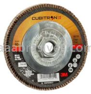 3M&trade; 7010308947 4-1/2 x 5/8-11 60+ Grit 967A T29 Giant Cubitron&trade; II Flap Disc